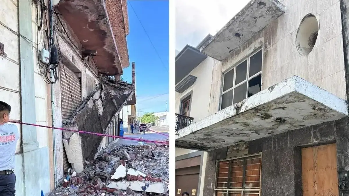 Se caen a pedazos edificios vieeeeejos del Centro Histórico de Veracruz (+fotos)